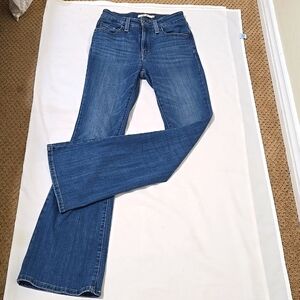 Levi's Blue Flare & Wide Leg Jeans